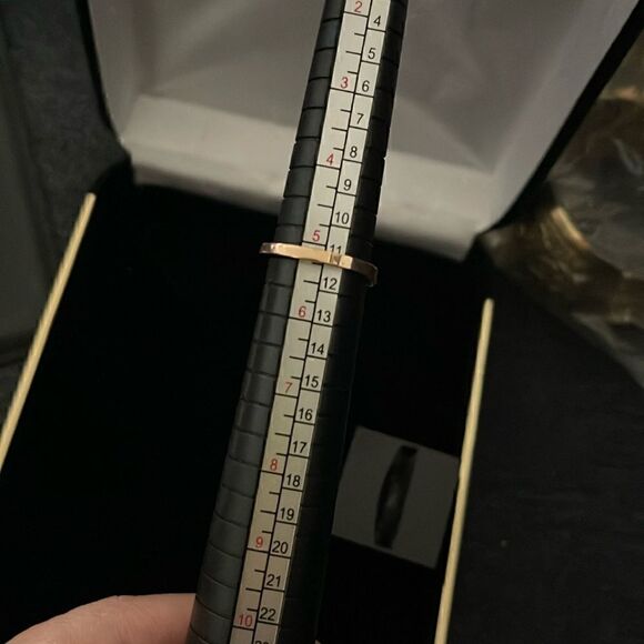 Gold plated rose gold ring - Picture 2 of 6